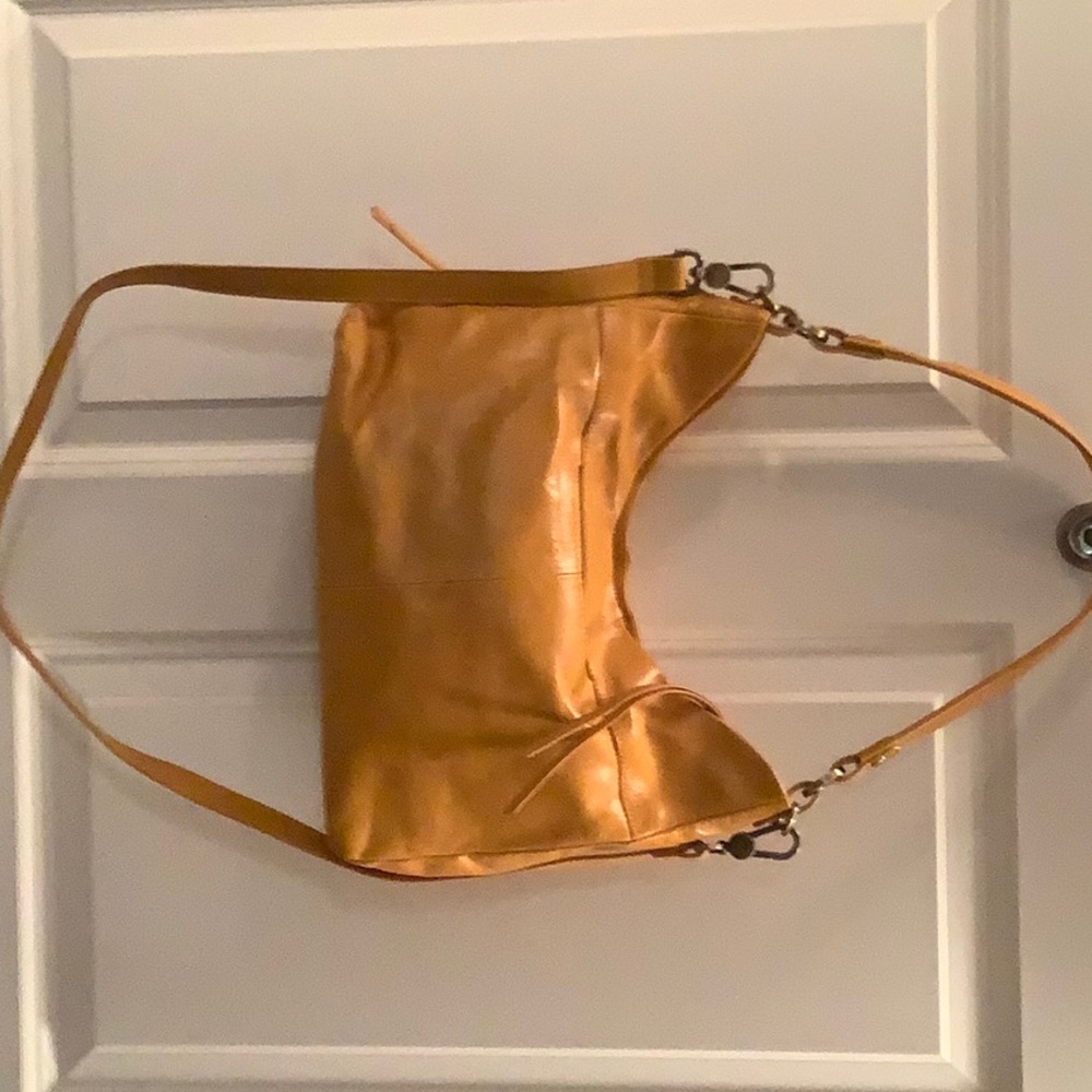 Rich Mustard yellow crossbody bag by HOBO